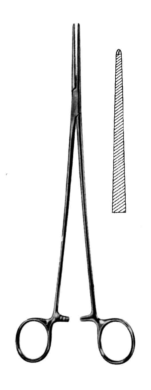 BENGOLEA HEMOSTATİK KLEMP EĞRİ 26CM